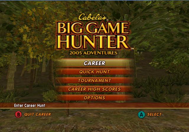 Cabela's Big Game Hunter 2005 Adventures — sstitle (US)