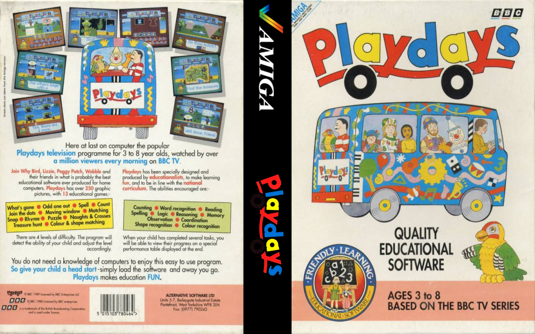 Playdays — box-texture (WOR)
