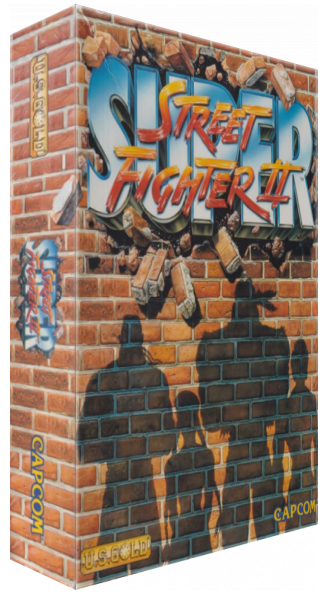 Super Street Fighter II - The New Challengers — box-3D (EU)