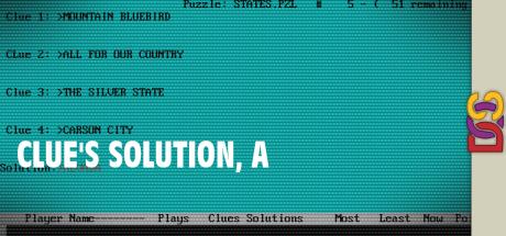 Clue's Solution, A — steamgrid