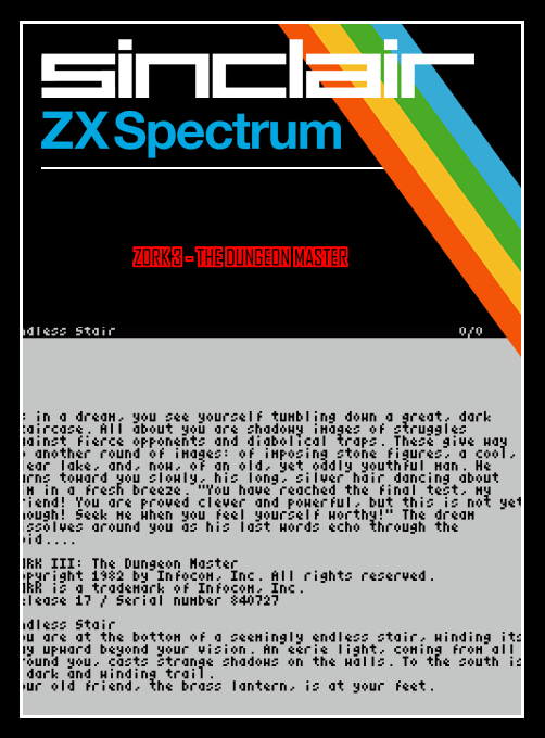 Zork 3 - The Dungeon Master box art