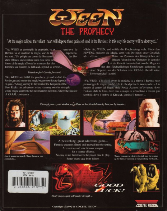 Ween - The Prophecy — box-2D-back (EU)
