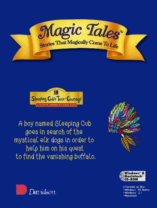 Magic Tales: Sleeping Cub's Test of Courage — box-2D-back (US)