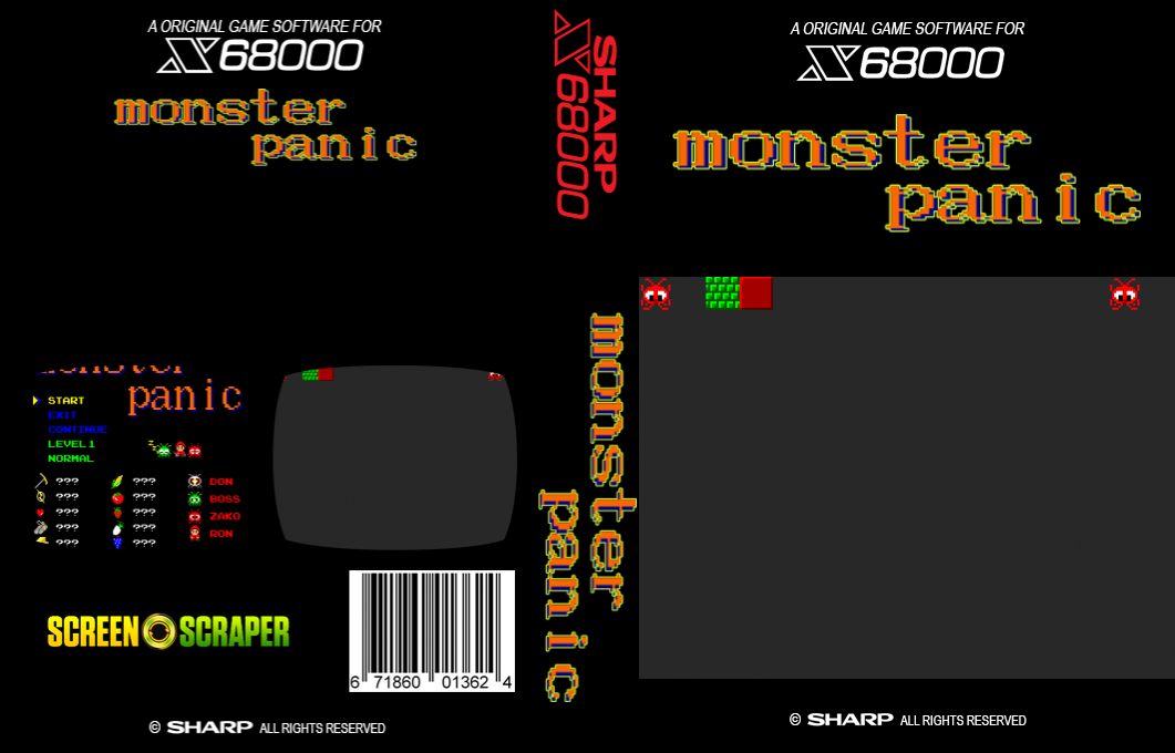 Monster Panic — box-texture (SS)