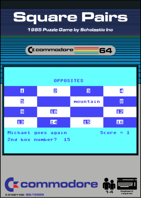 Square Pairs box art
