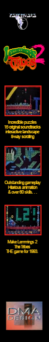 Lemmings 2 - The Tribes — box-2D-side (EU)