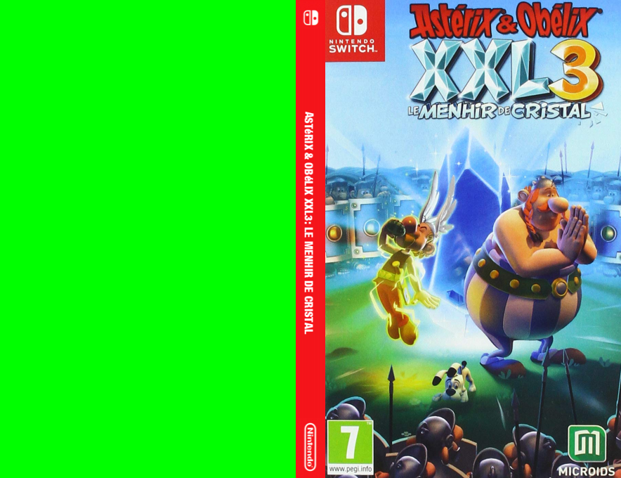 Asterix & Obelix XXL3: The Crystal Menhir — box-texture (FR)