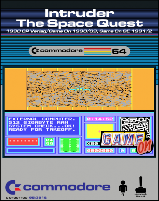 Intruder - The Space Quest box art