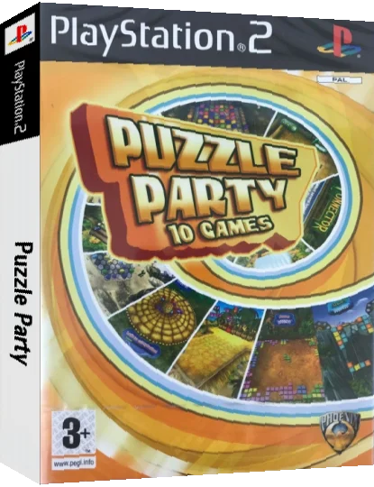 Puzzle Party 10 Games — box-3D (EU)