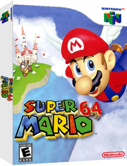 Super Mario 64 — box-3D (US)