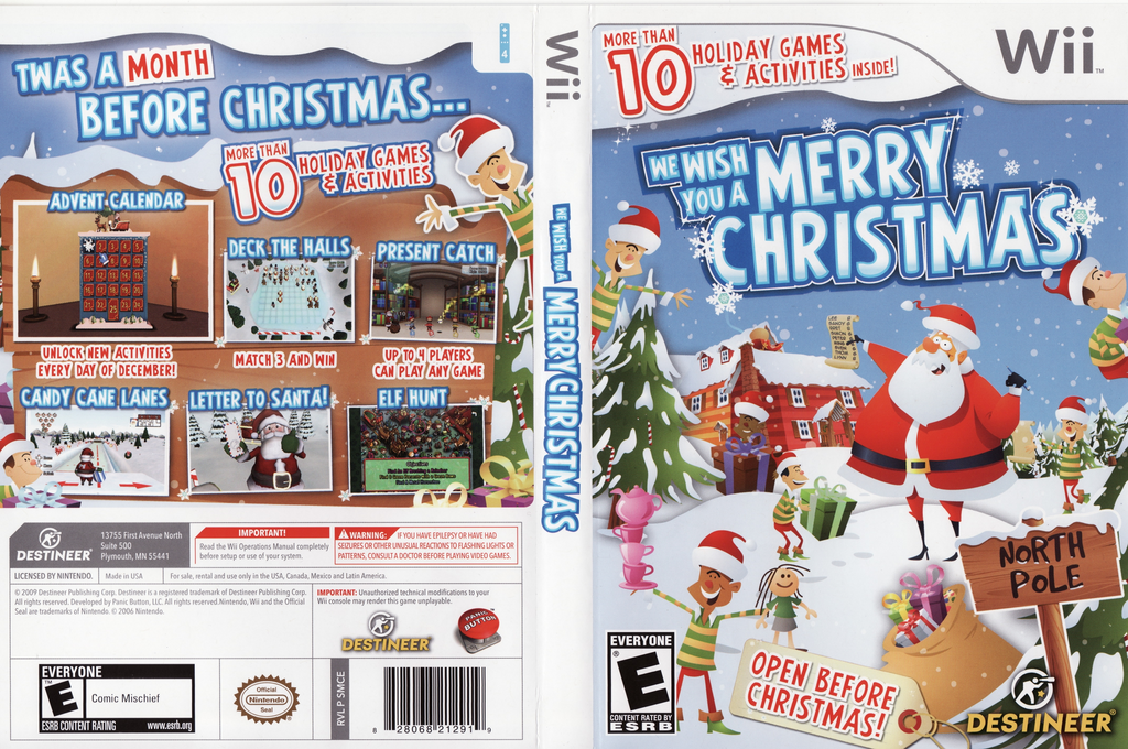 We Wish You A Merry Christmas — box-texture (US)
