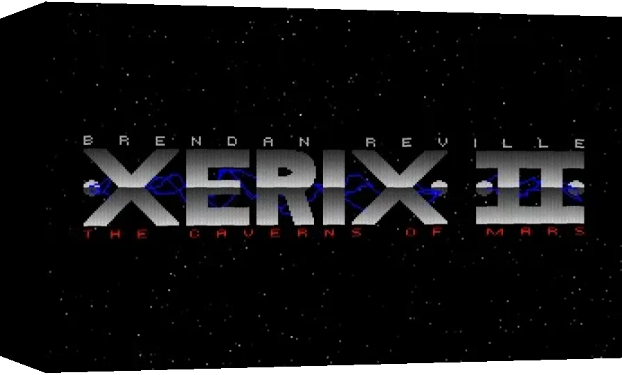 Xerix II : The Caverns of Mars — box-3D (WOR)