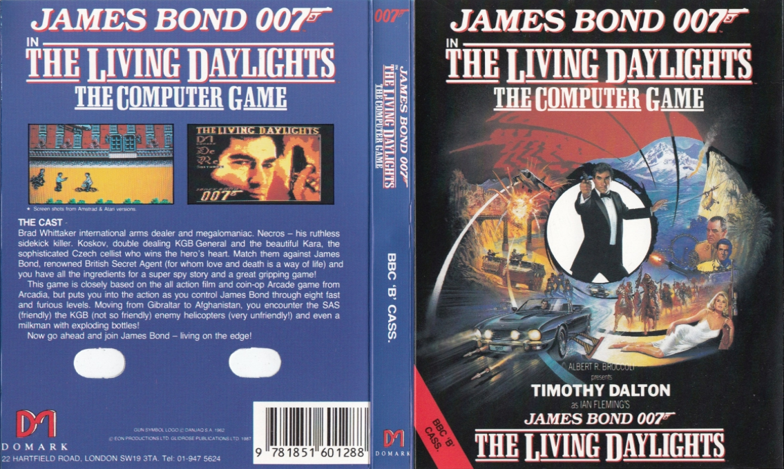 James Bond 007 In The Living Daylights - The Computer Game — box-texture (EU)