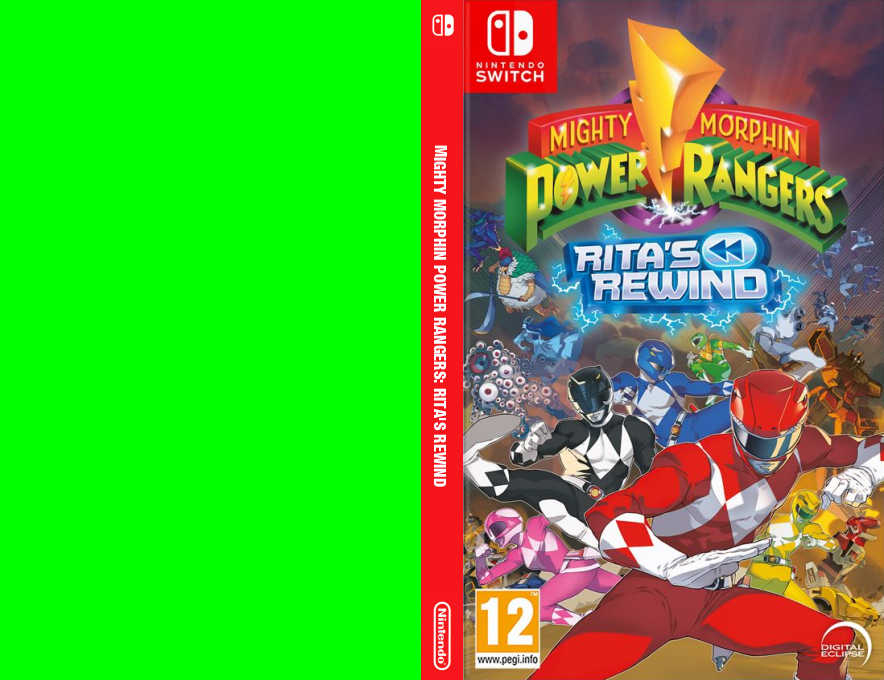 Mighty Morphin Power Rangers - Rita's Rewind — box-texture (EU)