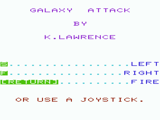 Galaxy Attack — sstitle (WOR)