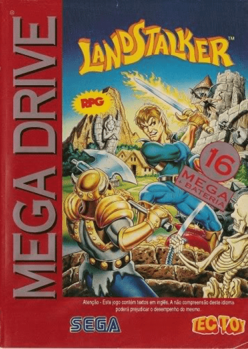Landstalker - Koutei No Zaihou — box-2D (BR)
