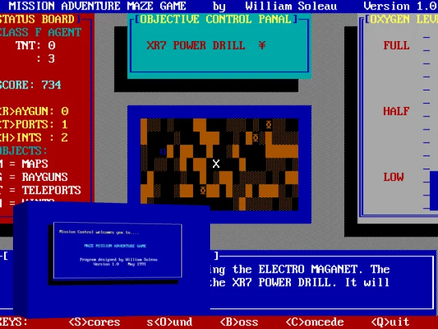 Maze Mission Adventure Game — mixrbv2 (WOR)
