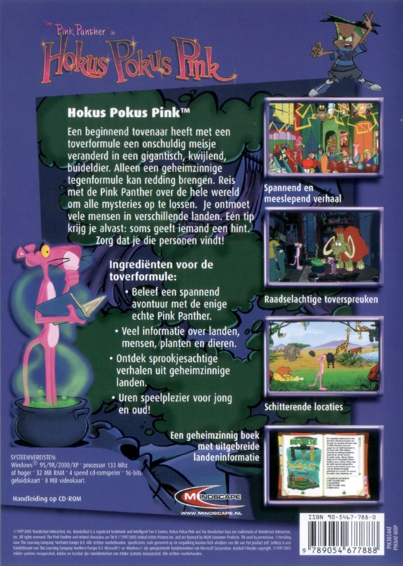 The Pink Panther: Hokus Pokus Pink — box-2D-back (WOR)
