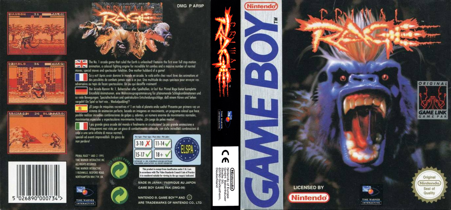 Primal Rage — box-texture (EU)