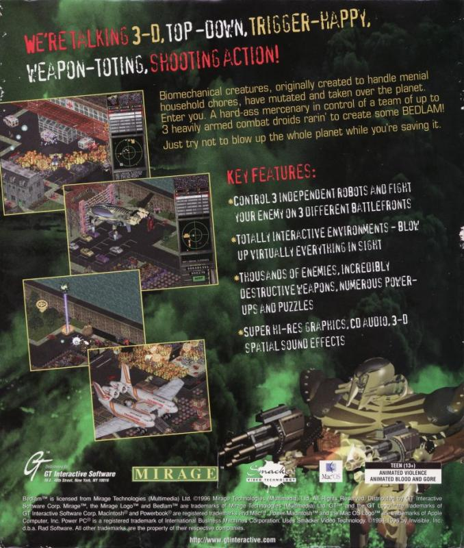 Bedlam — box-2D-back (US)