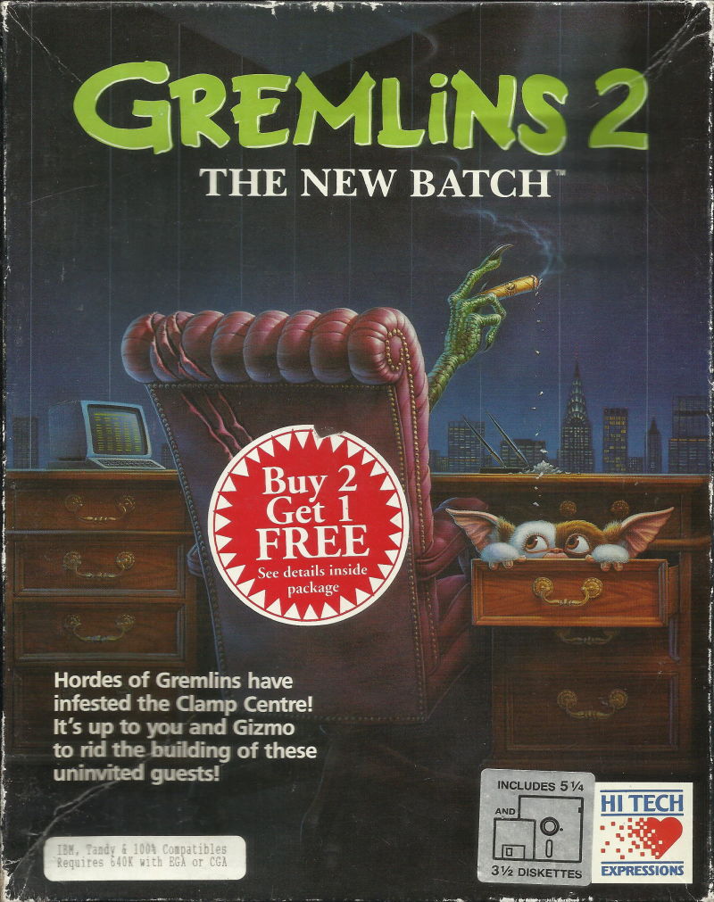 Gremlins 2 - The New Batch box art