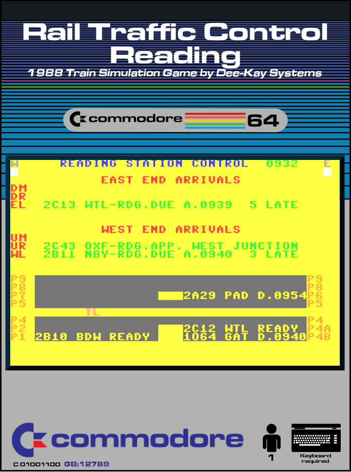 Rail Traffic Control : Reading box art
