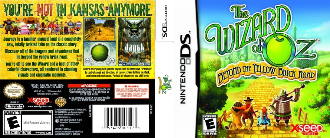 Wizard of Oz, The - Beyond the Yellow Brick Road — box-texture (US)