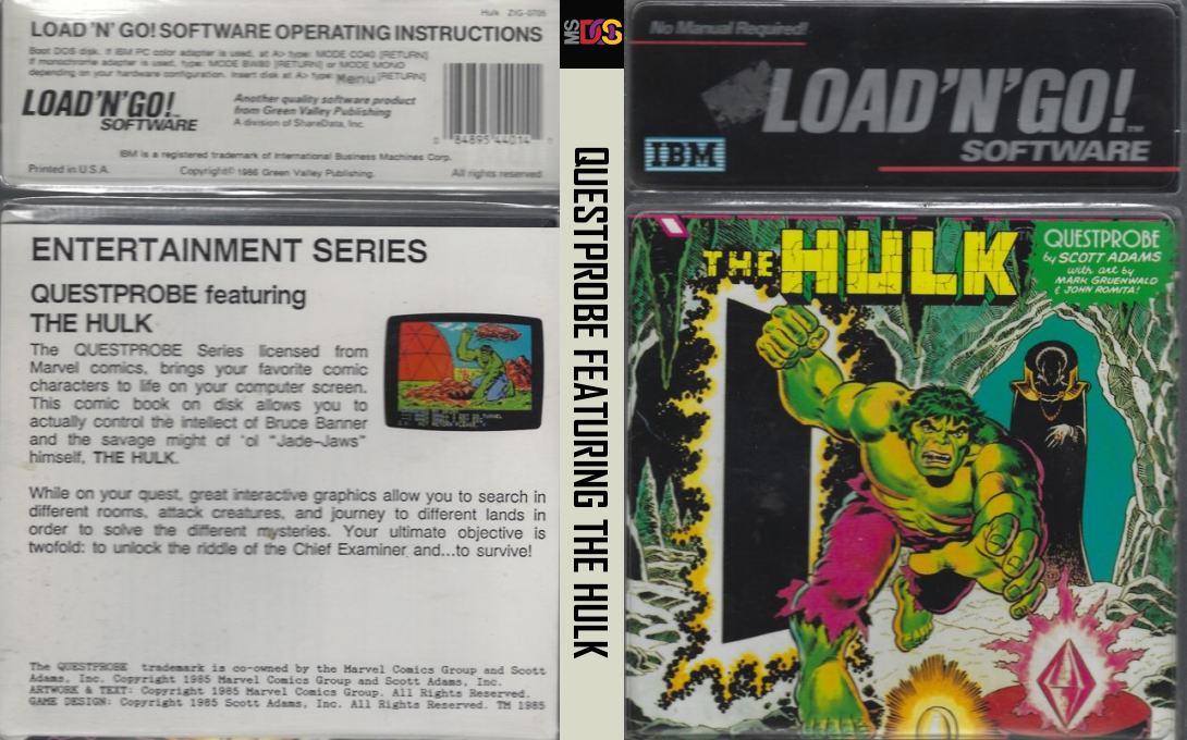 Questprobe Featuring The Hulk — box-texture (US)