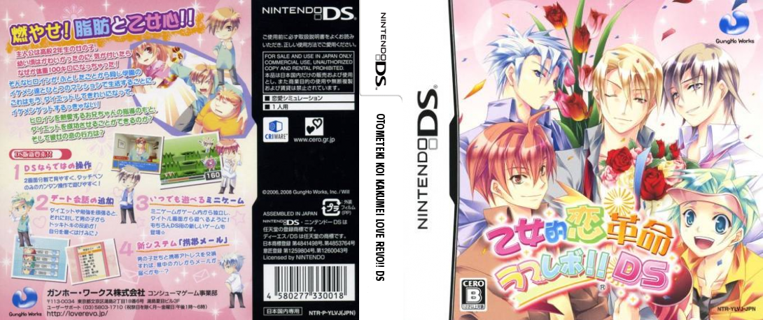 Otome-teki Koi Kakumei - Love Revo!! DS — box-texture (JP)