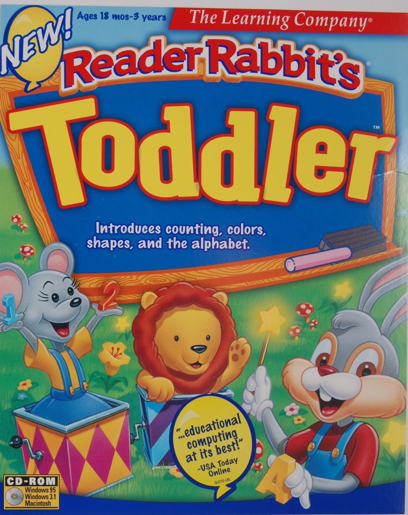 Reader Rabbit's Toddler box art