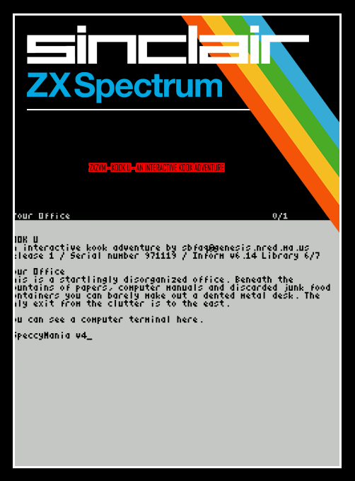 ZxZvm - Kook U - An Interactive Kook Adventure box art