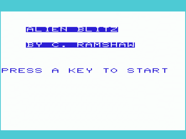 Alien Blitz — sstitle (WOR)