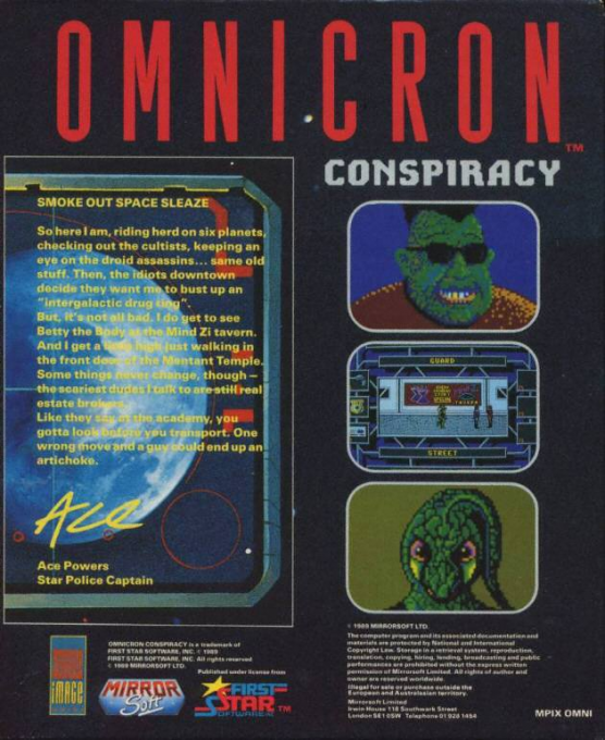 Omnicron Conspiracy — box-2D-back (EU)
