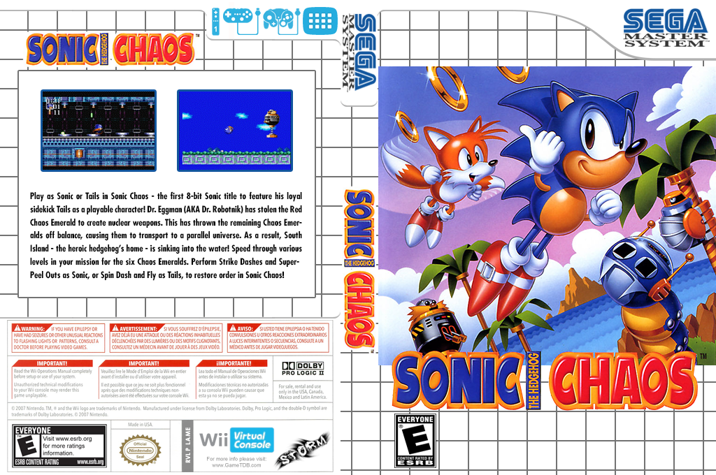 Sonic Chaos — box-texture (US)