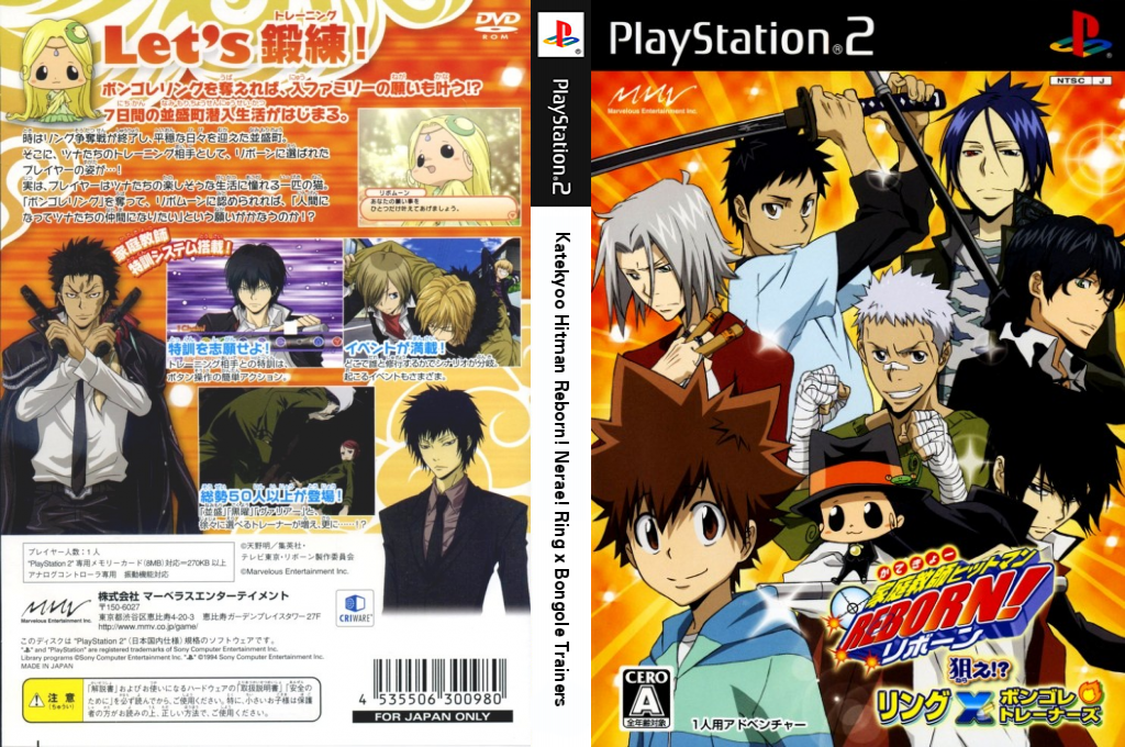 Katekyoo Hitman Reborn! Nerae! Ring x Vongola Trainers — box-texture (JP)