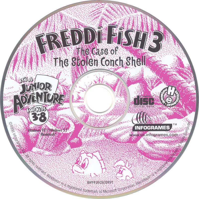 Freddi Fish 3: The Case of the Stolen Conch Shell — support-2D (US)