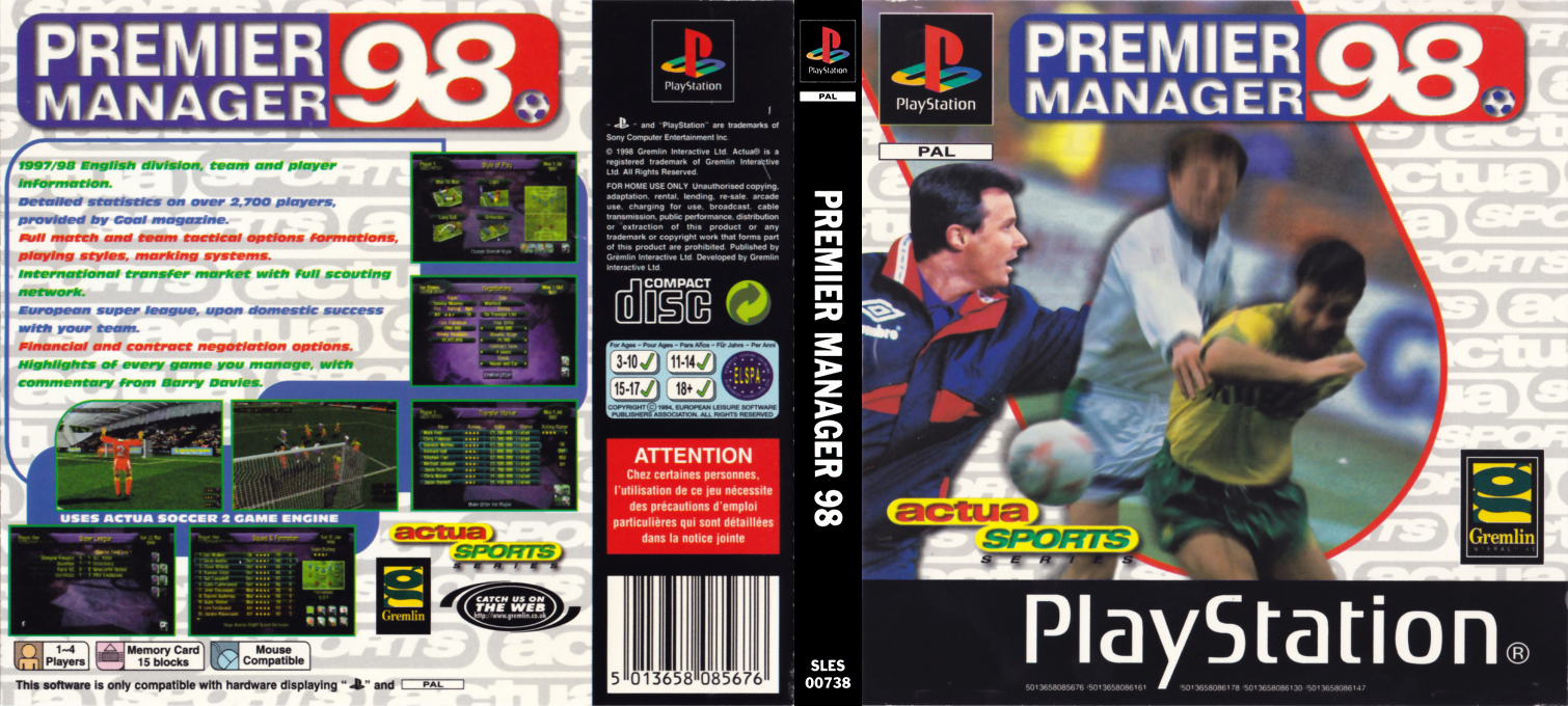 Premier Manager 98 — box-texture (EU)