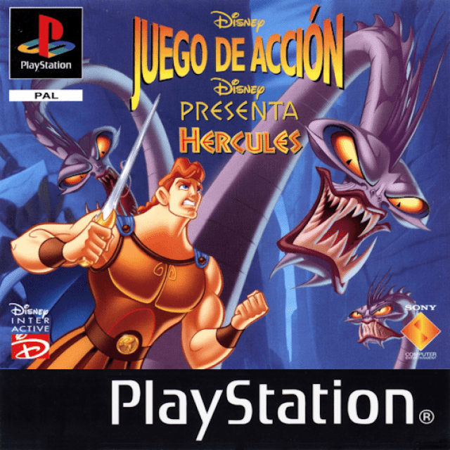 Disneys Hercules Action-Spiel — box-2D (SP)