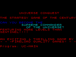 ZX Universe Conquest 2022 — sstitle (WOR)