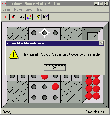 Super Marble Solitaire — ss (WOR)