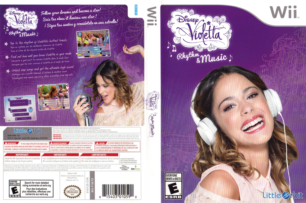 Disney Violetta - Rhythm & Music — box-texture (US)