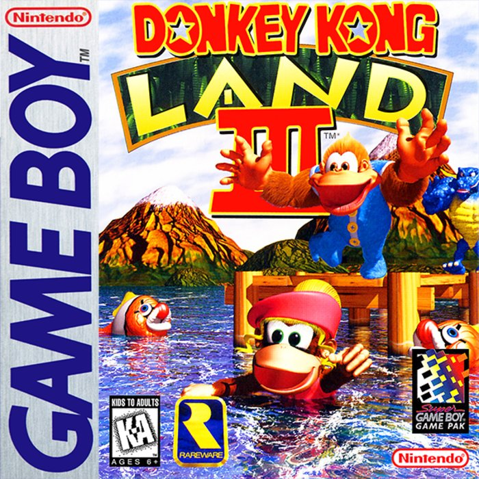 Donkey Kong Land III box art