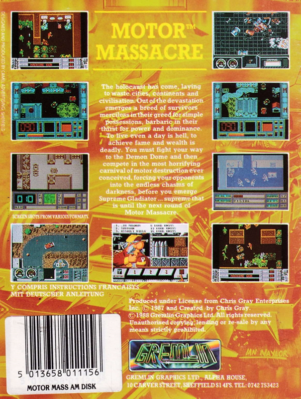 Motor Massacre — box-2D-back (EU)