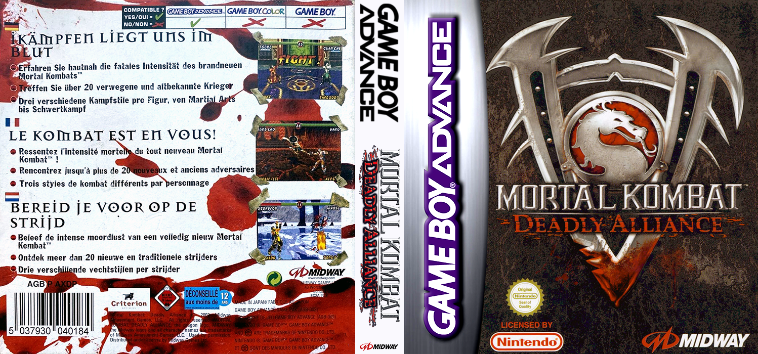 Mortal Kombat - Deadly Alliance — box-texture (EU)