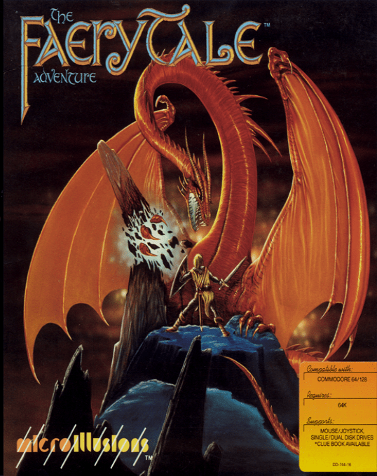 Faery Tale Adventure, The box art