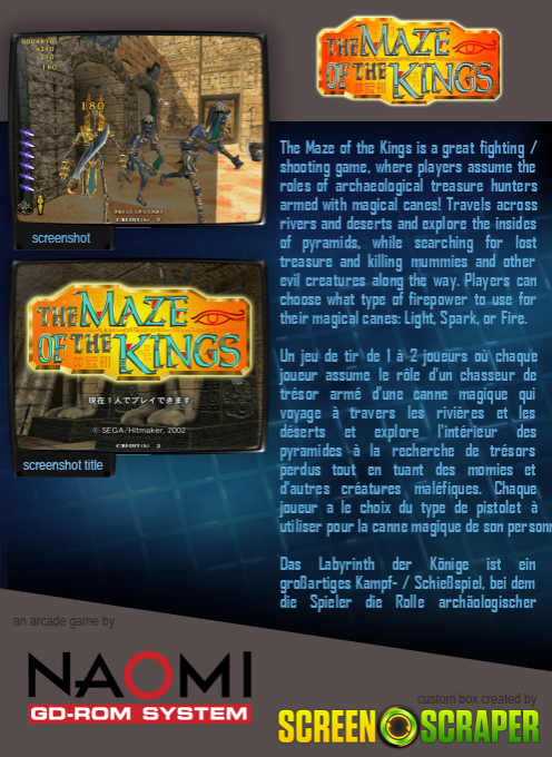 Maze of the Kings, The — box-2D-back (SS)