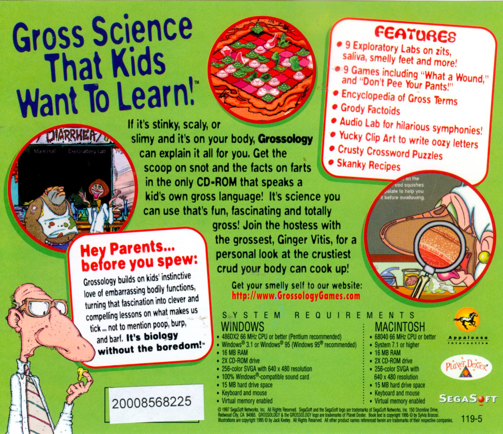 Grossology — box-2D-back (US)