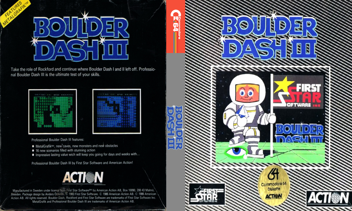 Boulder Dash 3 — box-texture (EU)