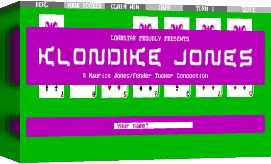 Klondike Jones — box-3D (WOR)