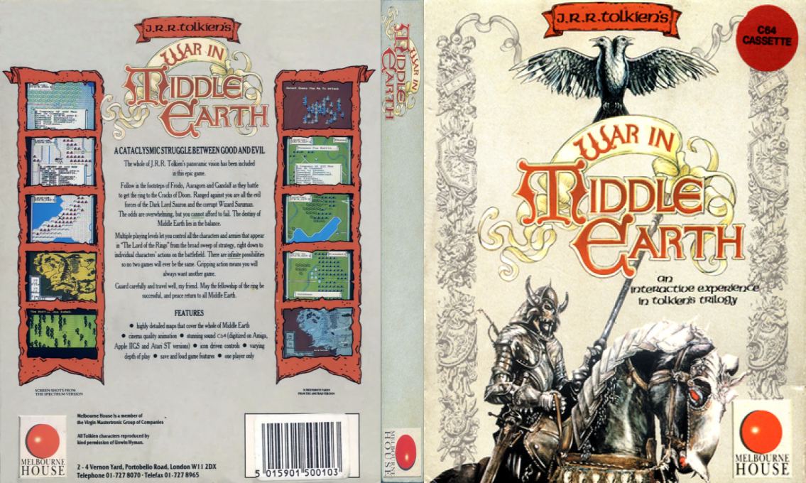 J.R.R. Tolkien's War in Middle Earth — box-texture (EU)